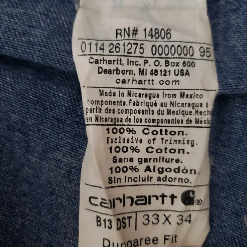 Carhartt thrashed men